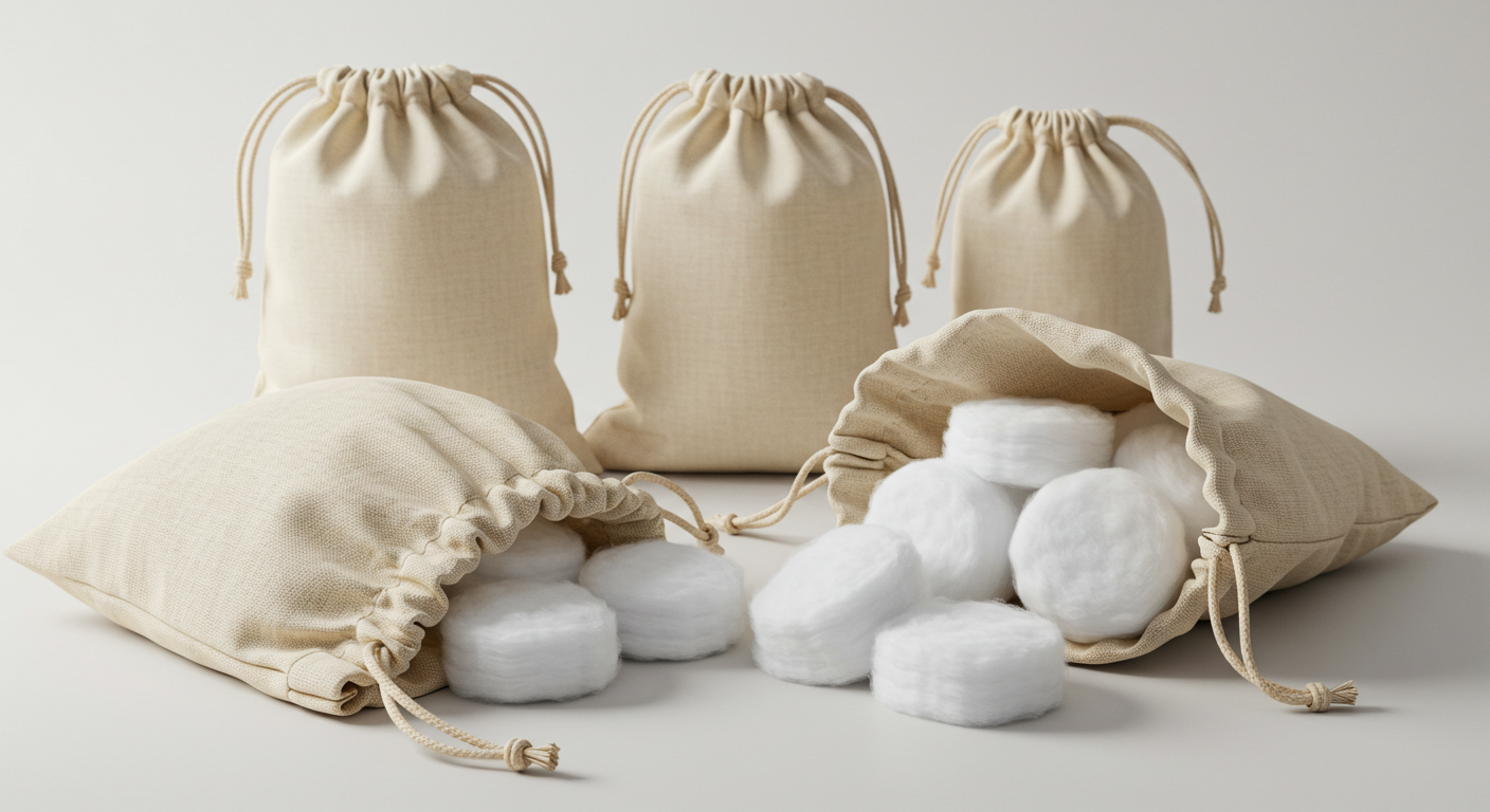 cotton drawstring bags for packaging
