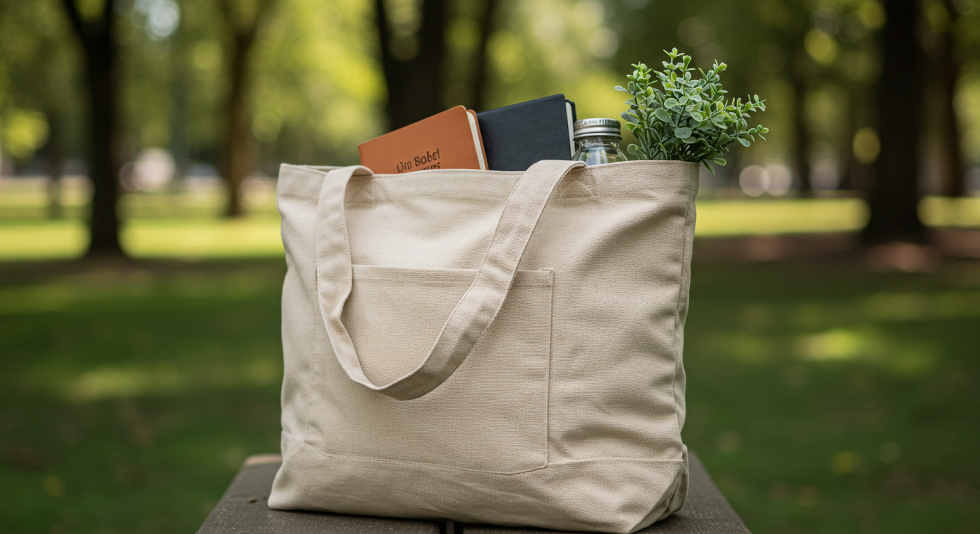 canvas tote bag for everyday carry