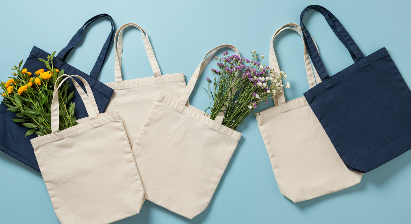 how to clean cotton canvas tote bags