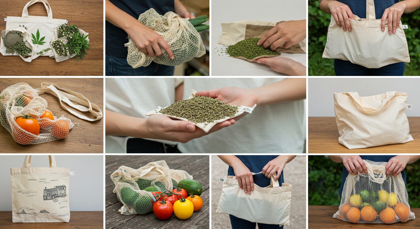 choosing sustainable materials for reusable bags