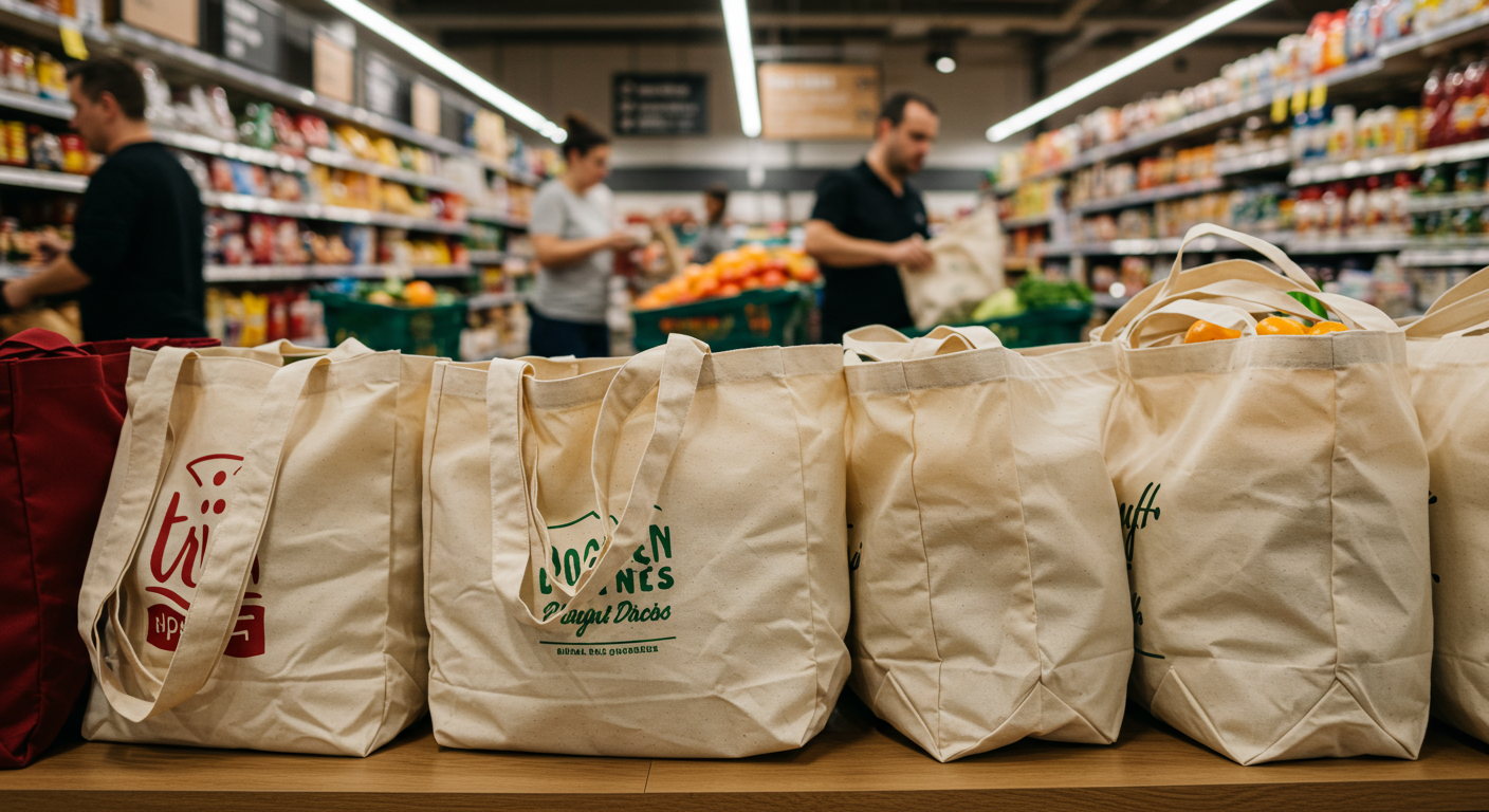 durable canvas tote bags for groceries