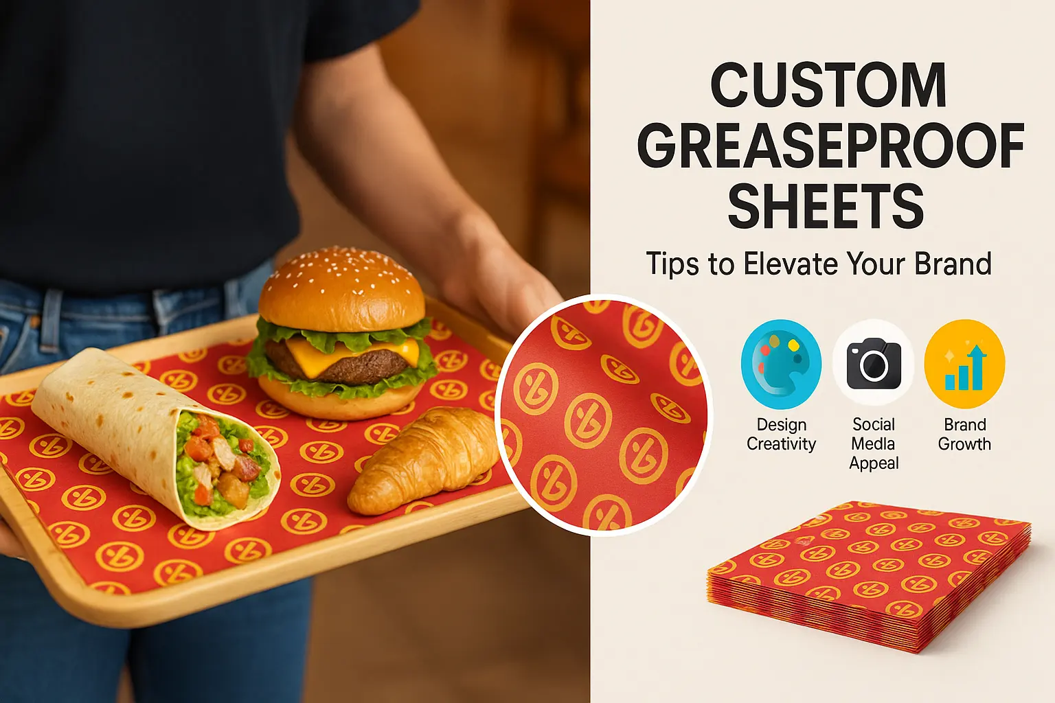 Greaseproof Paper Sheets Custom: Tips to Elevate Your Brand