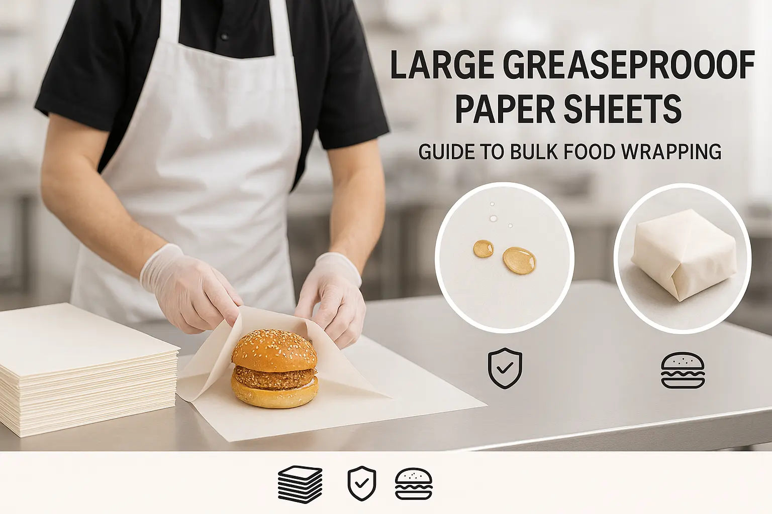 Large Greaseproof Paper Sheets